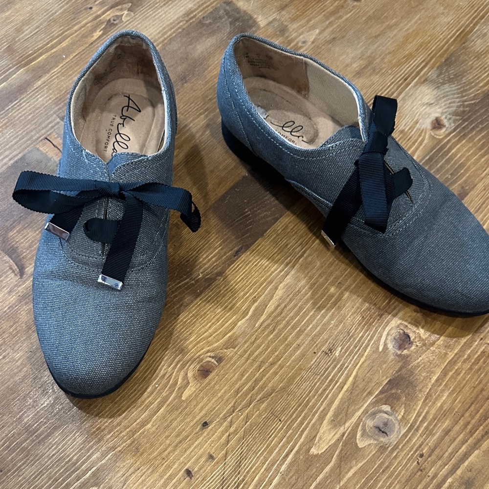 Abella Blue Comfort Slip-Ons